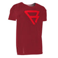 Brunotti Defence quick dry s/s men dark red.