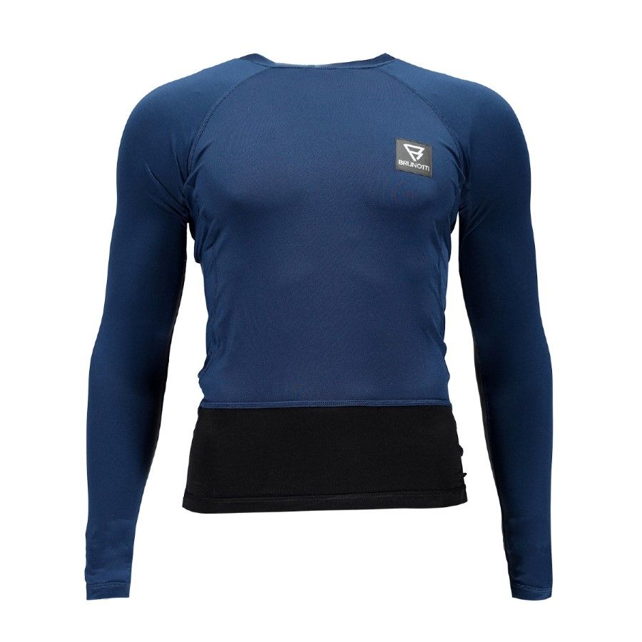Brunotti Radiance Rashvest L/S Blue - M - Rash Guard