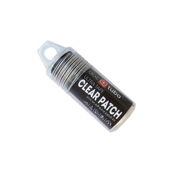 Dr. Tuba clear repair tape liten lappesett 15 x 6,5cm - kite og wing reparasjon - Rask levering
