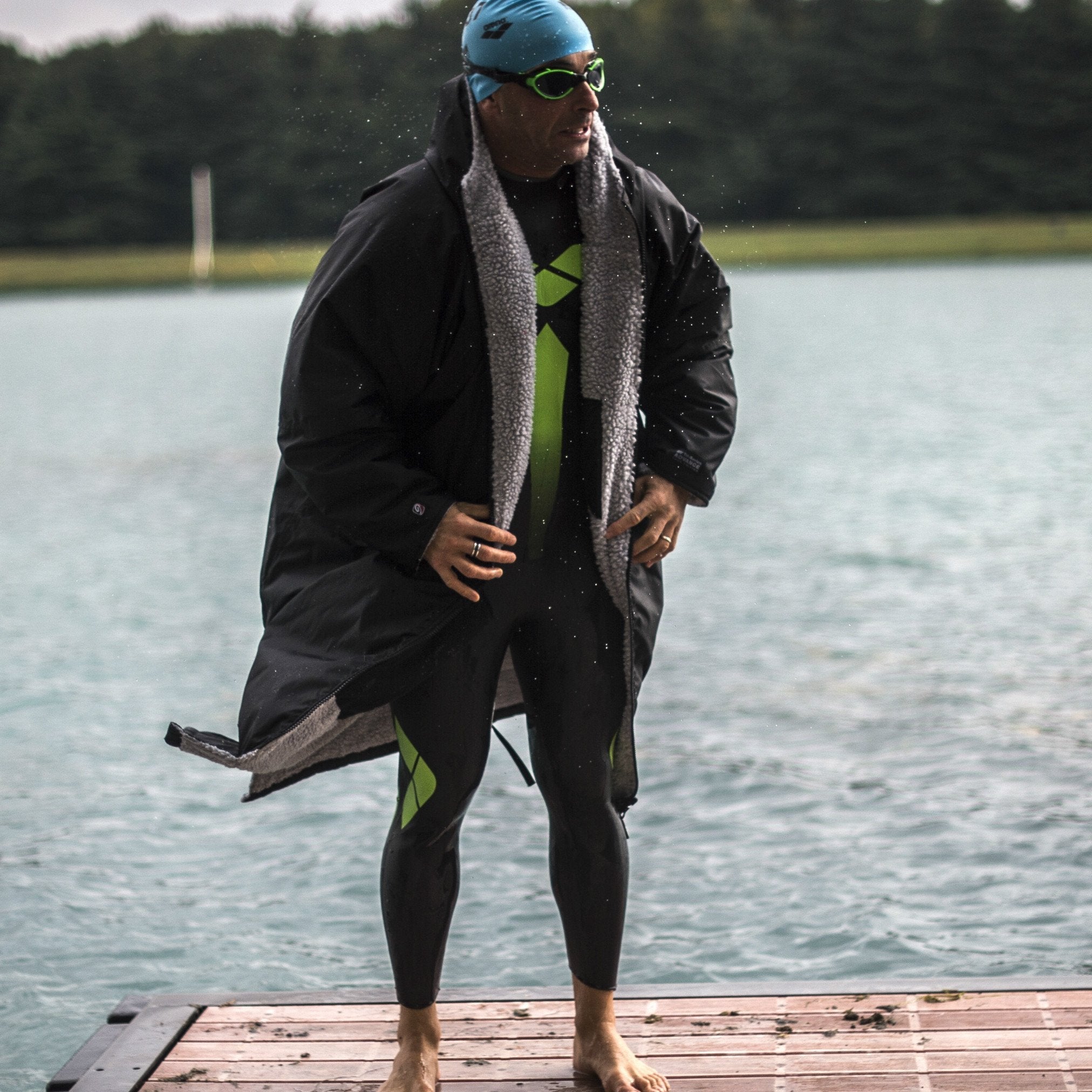 Dryrobe Advance Long Sleeve Camo/Grey.