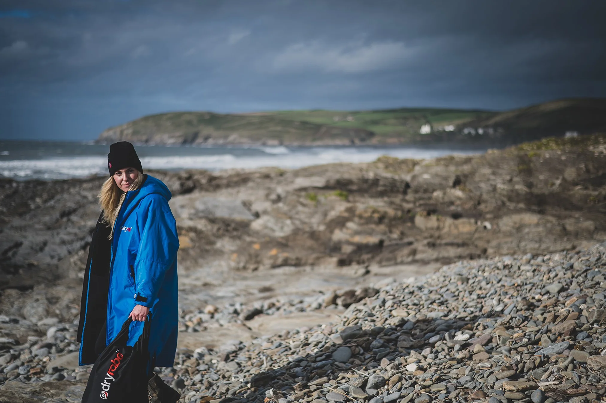Dryrobe Eco Beanie Blue.