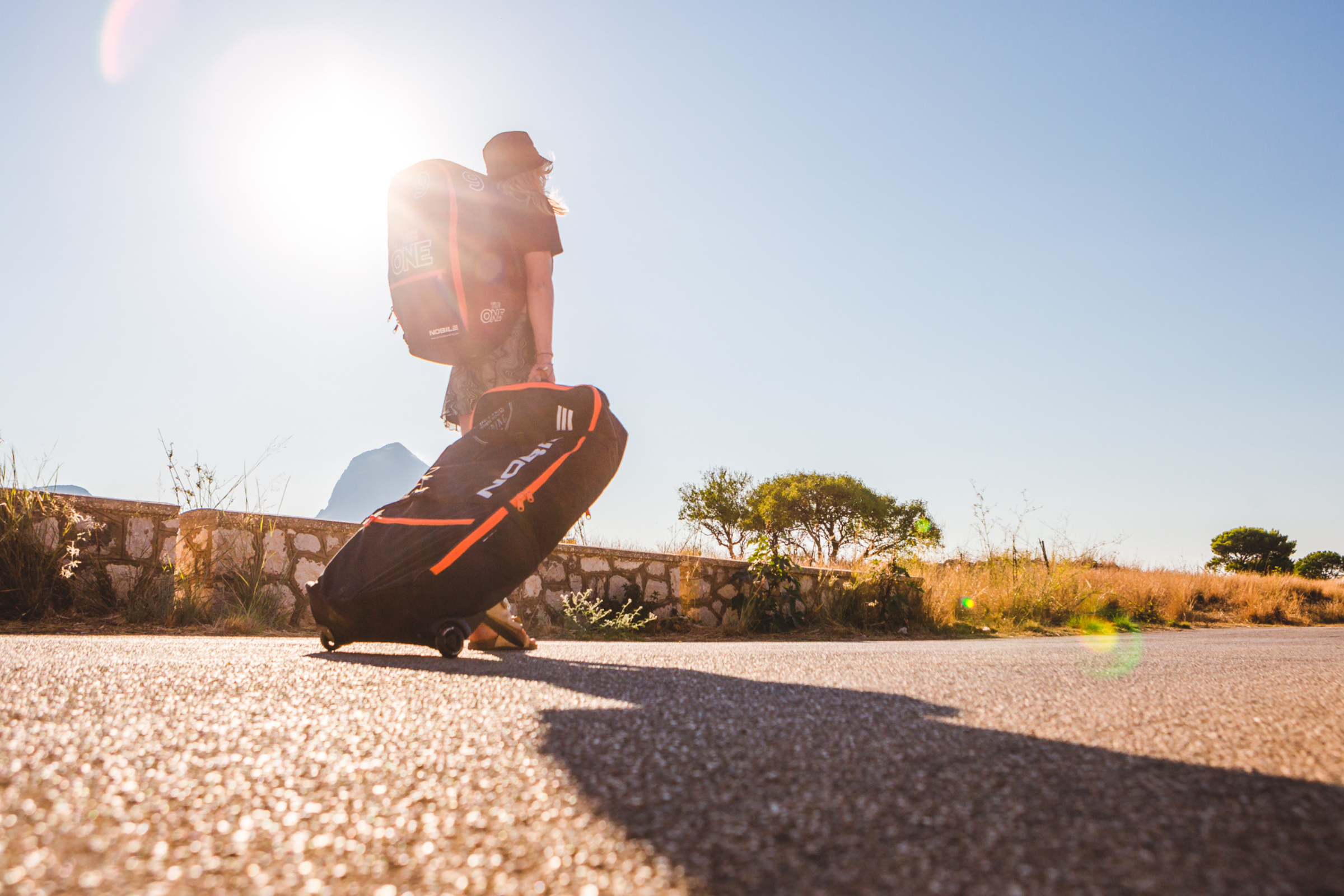 Nobile check-in bag for kiteboarding helger og ferier